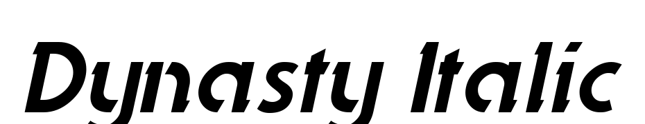Dynasty Italic Font Download Free